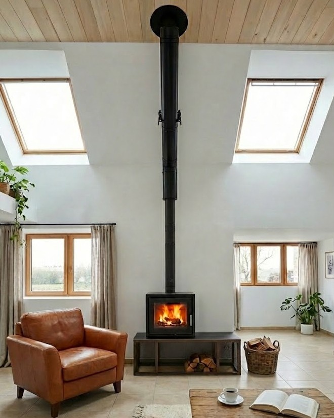Poêle à Bois XS Slimbox Lorflam ELLIANT
