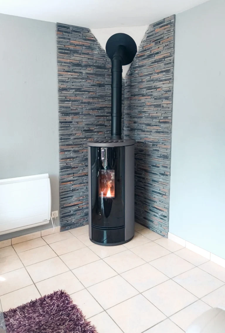 Poêle à granulés Piazzetta P220 Parement en pierre CONCARNEAU